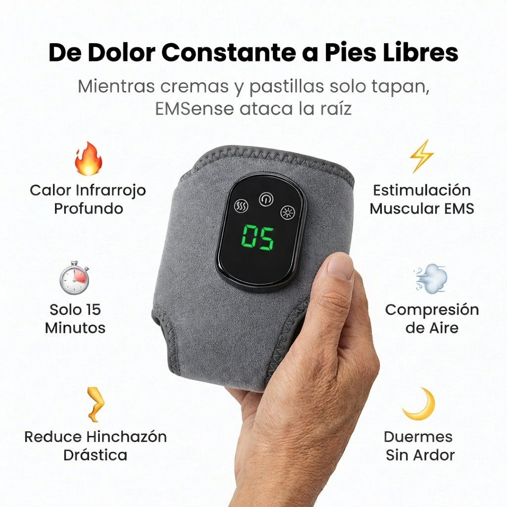 EMSense Masajeador de Tecnología Triple