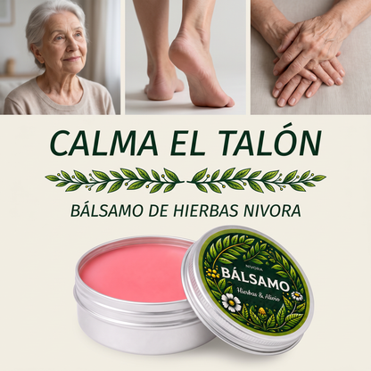 Calma el talón — Bálsamo de Hierbas Nivora
