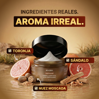 Ingredientes reales: toronja, sándalo y nuez moscada
