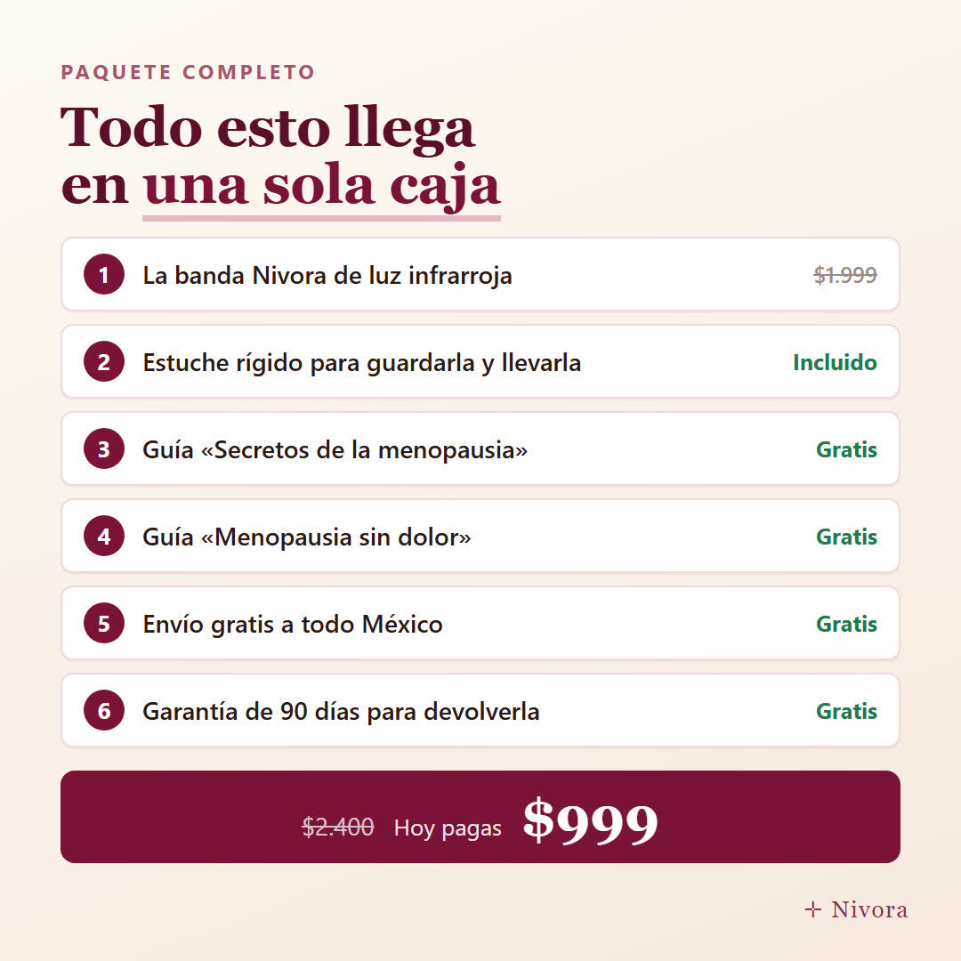 Todo lo que llega en la caja Nivora