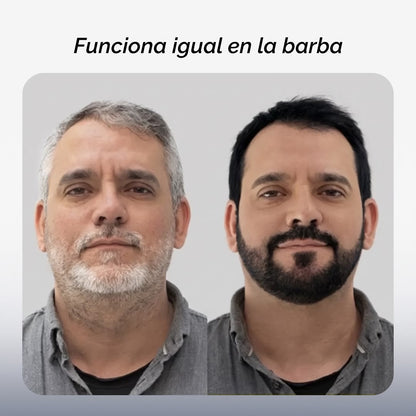 Funciona igual en la barba